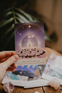 divination card reading birthing a new age